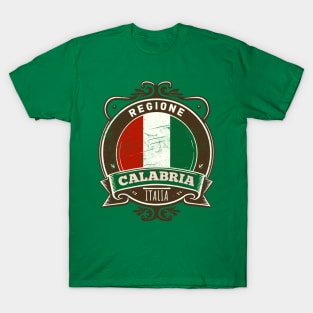 Region Calabria Italia - Original Retro Design T-Shirt